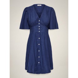 JDY Nora Kortærmet kjole - Medieval Blue