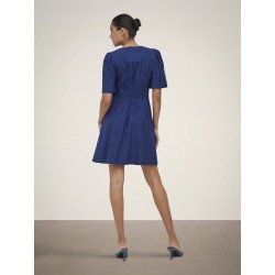 JDY Nora Kortærmet kjole - Medieval Blue