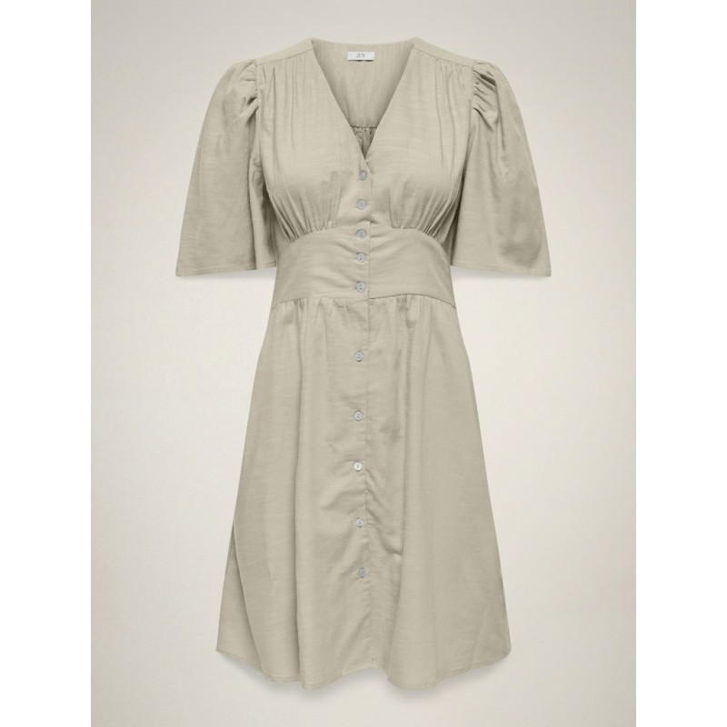 JDY Nora Kortærmet kjole - Overcast