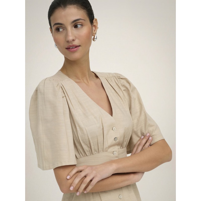 JDY Nora Kortærmet kjole - Overcast