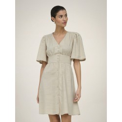 JDY Nora Kortærmet kjole - Overcast