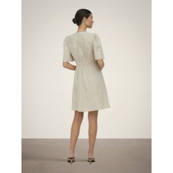 JDY Nora Kortærmet kjole - Overcast