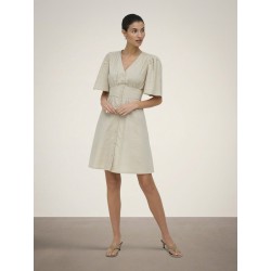 JDY Nora Kortærmet kjole - Overcast