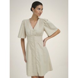 JDY Nora Kortærmet kjole - Overcast