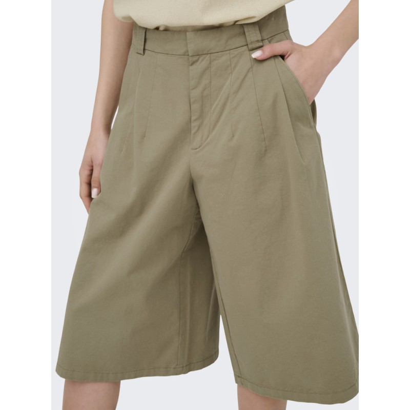 JDY Bianca Bermuda shorts - Lead Gray