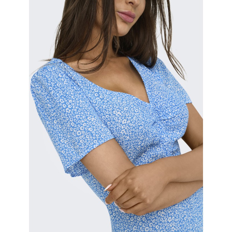 ONLY Ancona kortærmet kjole - French Blue