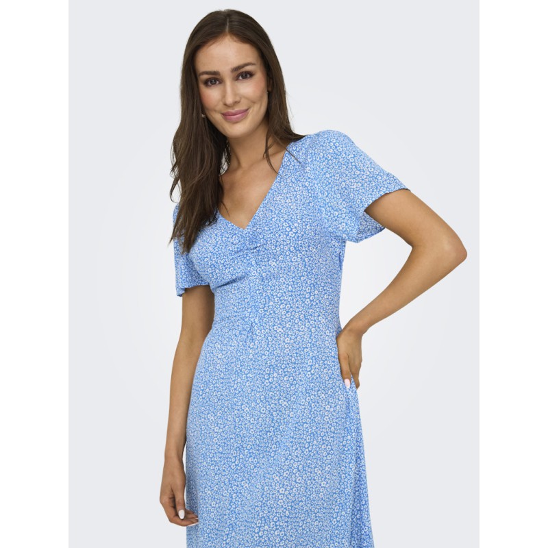 ONLY Ancona kortærmet kjole - French Blue