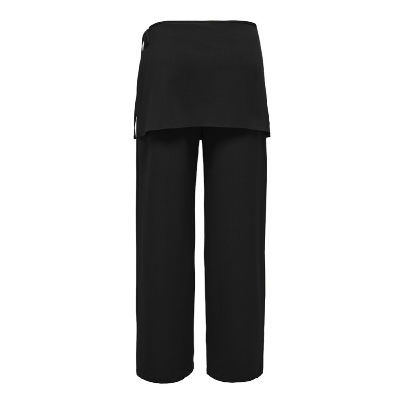 ONLY Bretty skirt detail bukser - Black