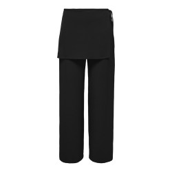 ONLY Bretty skirt detail bukser - Black