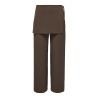 ONLY Bretty skirt detail bukser - Chocolate Brown