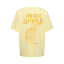ONLY Kinna kortærmet Oversize T-shirt - Sunlight Pineapple tropical jungle