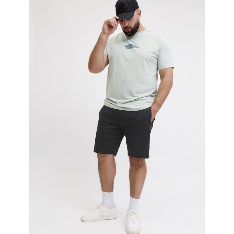 JACK & JONES PLUS Gordon base sweat shorts - Black