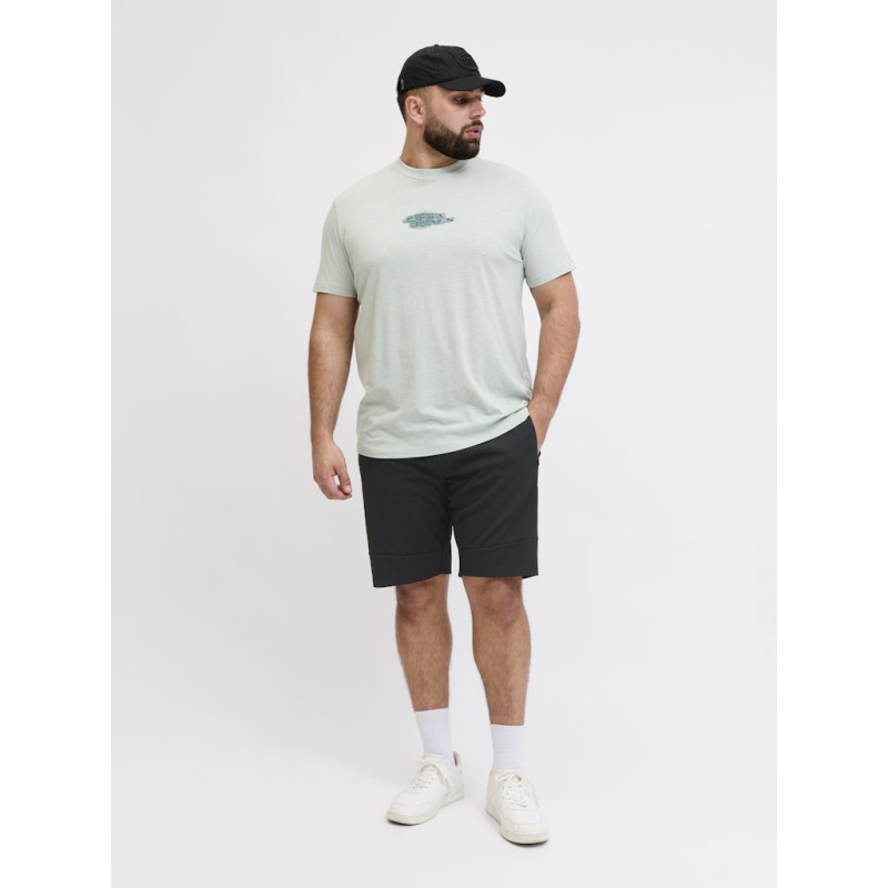 JACK & JONES PLUS Gordon base sweat shorts - Black