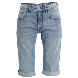 FINESMEKKER Dominic Denim capri shorts - Super Stonewash