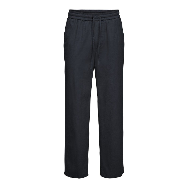 ONLY & SONS Linus Hør Bukser - Dark Navy