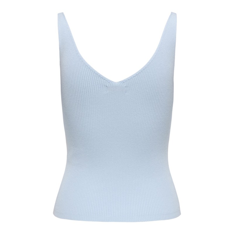 JDY Nanna stik top - Cashmere Blue