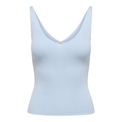 JDY Nanna stik top - Cashmere Blue