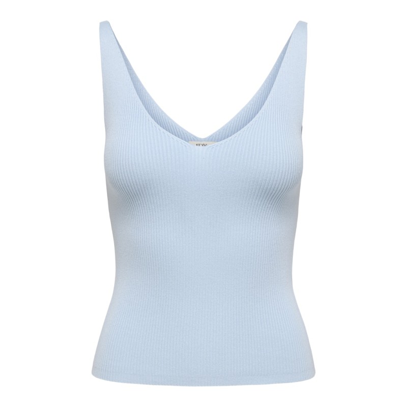 JDY Nanna stik top - Cashmere Blue