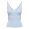 JDY Nanna stik top - Cashmere Blue