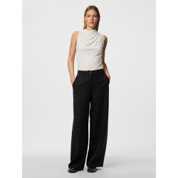 PIECES Kamil HW Wide bukser - Black