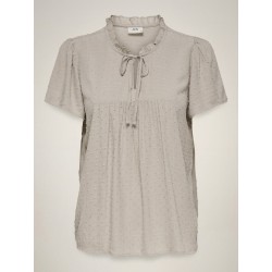 JDY Lima Life kortærmet Top - Chateau Gray