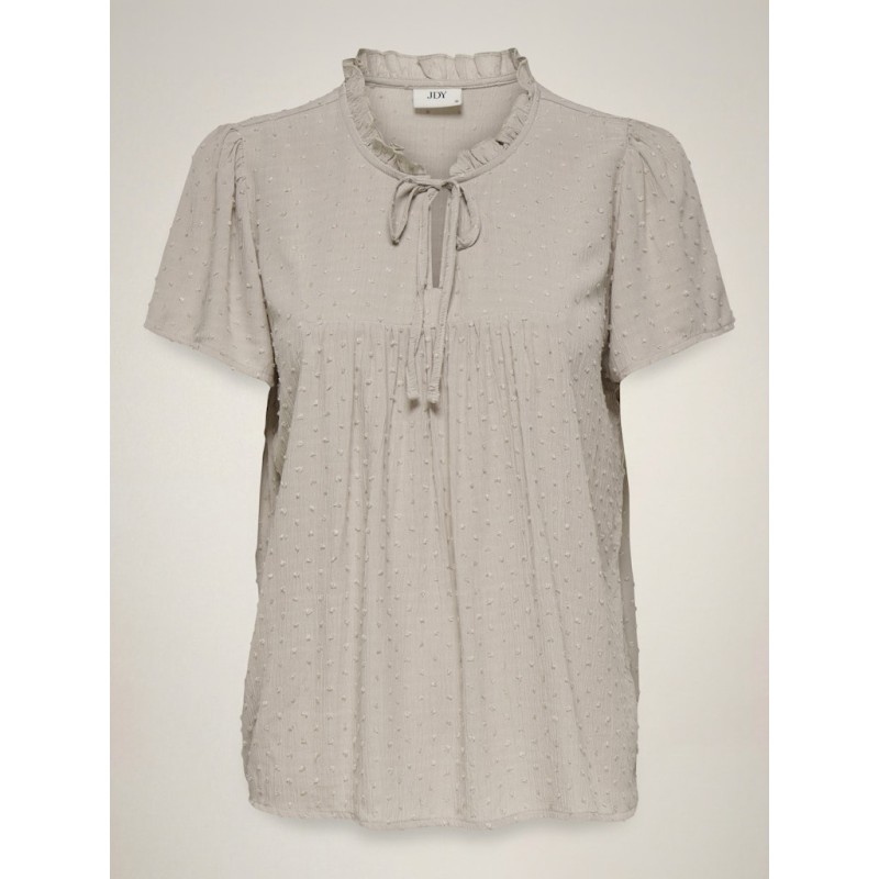 JDY Lima Life kortærmet Top - Chateau Gray