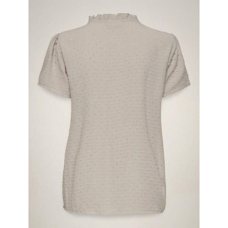 JDY Lima Life kortærmet Top - Chateau Gray