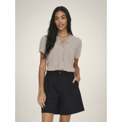 JDY Lima Life kortærmet Top - Chateau Gray