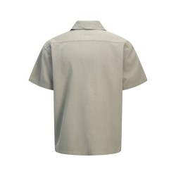 JACK & JONES JUNIOR Global waffle resort kortærmet skjorte - Vetiver