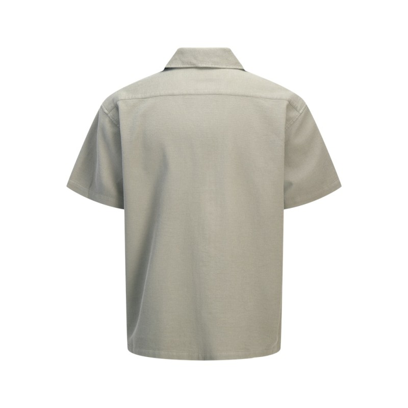 JACK & JONES JUNIOR Global waffle resort kortærmet skjorte - Vetiver