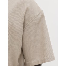 JACK & JONES PLUS Global waffle resort kortærmet skjorte - Vintage Khaki