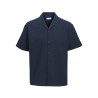 JACK & JONES PLUS Global waffle resort kortærmet skjorte - Navy Blazer