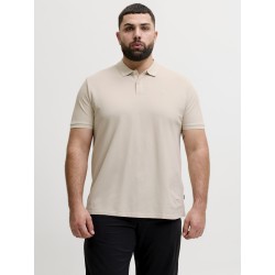 JACK & JONES PLUS Blawestone kortærmet polo - Ancient Scroll SOLID