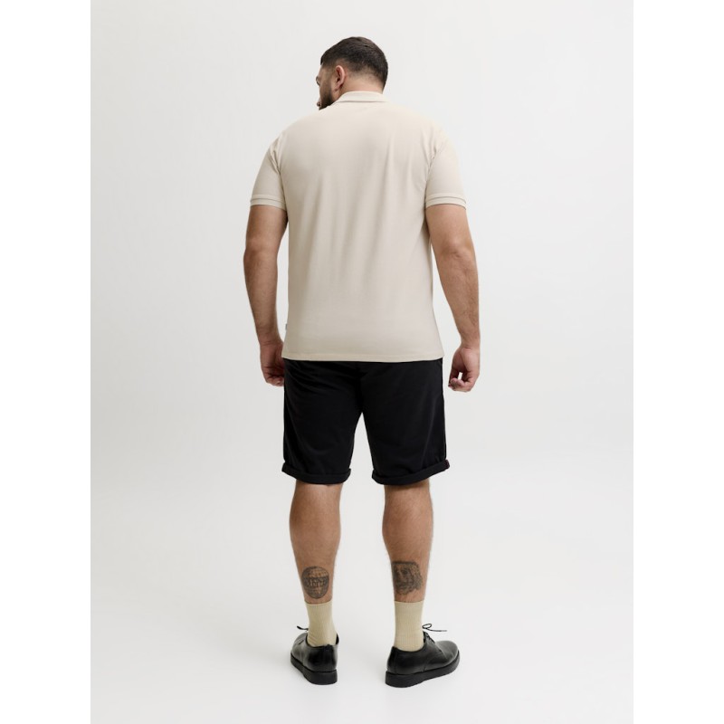 JACK & JONES PLUS Blawestone kortærmet polo - Ancient Scroll SOLID