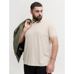 JACK & JONES PLUS Blawestone kortærmet polo - Ancient Scroll SOLID