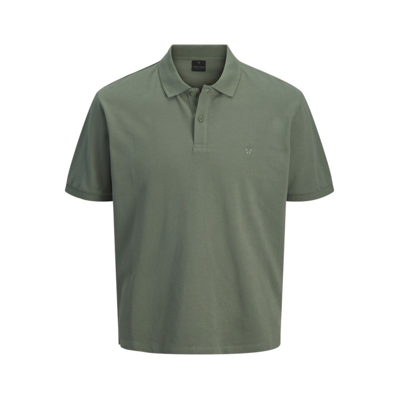 JACK & JONES PLUS Blawestone kortærmet polo - Laurel Wreath SOLID