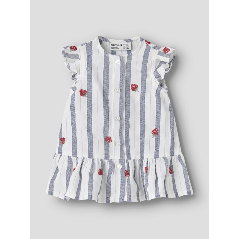 NAME IT BABY Jelena kortærmet kjole - Purple Impression