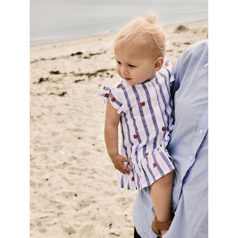 NAME IT BABY Jelena kortærmet kjole - Purple Impression