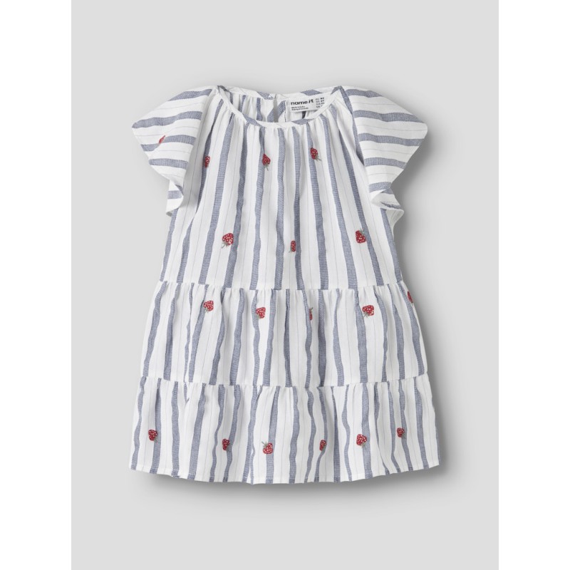 NAME IT MINI Jelena capsl kortærmet kjole - Purple Impression