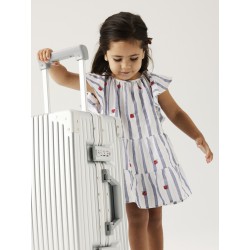 NAME IT MINI Jelena capsl kortærmet kjole - Purple Impression