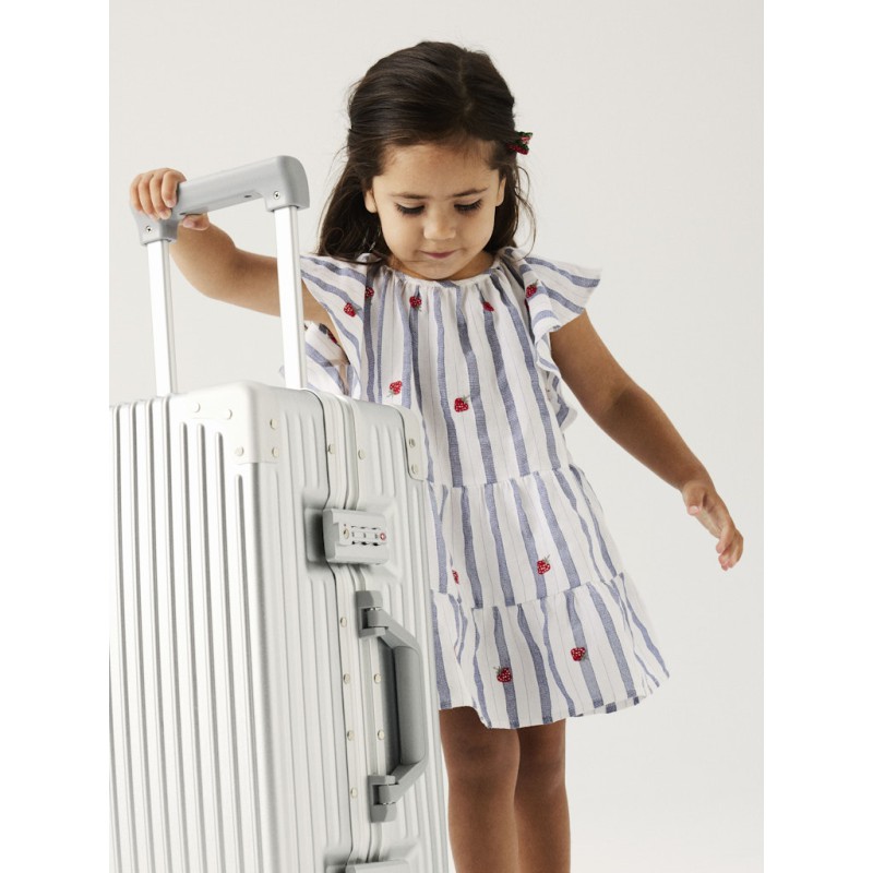 NAME IT MINI Jelena capsl kortærmet kjole - Purple Impression