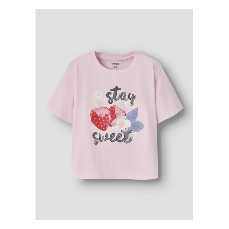 NAME IT MINI Jonali kortærmet t-shirt - Cradle Pink