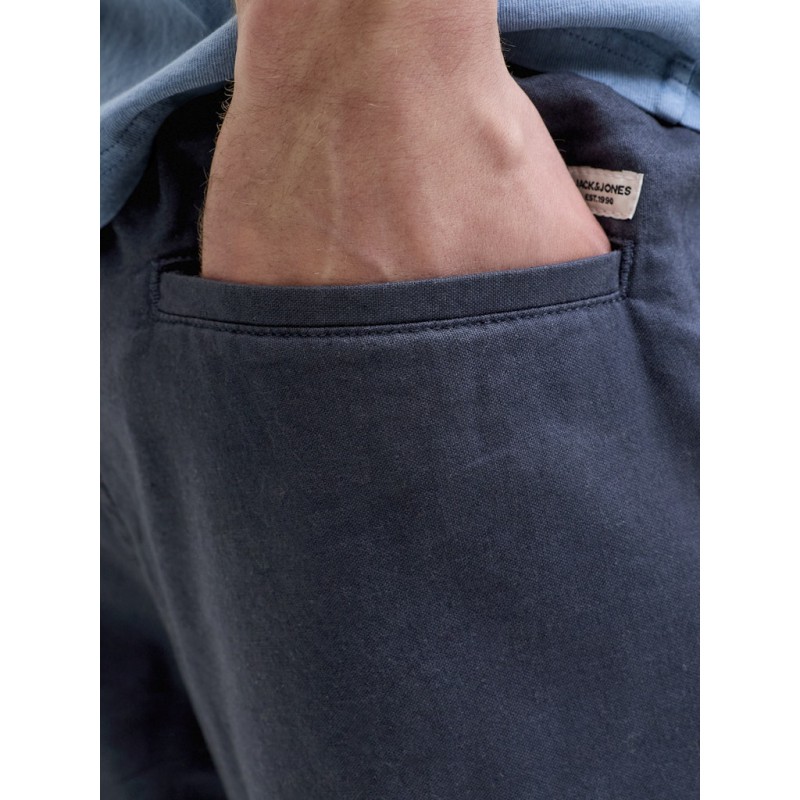 JACK & JONES Jaiden hybrid bondi jog hør shorts - Dark Navy