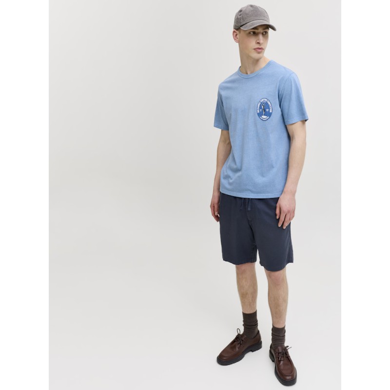 JACK & JONES Jaiden hybrid bondi jog hør shorts - Dark Navy