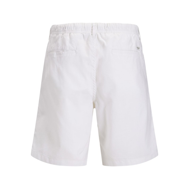 JACK & JONES Jaiden hybrid bondi jog hør shorts - White