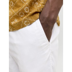 JACK & JONES Jaiden hybrid bondi jog hør shorts - White