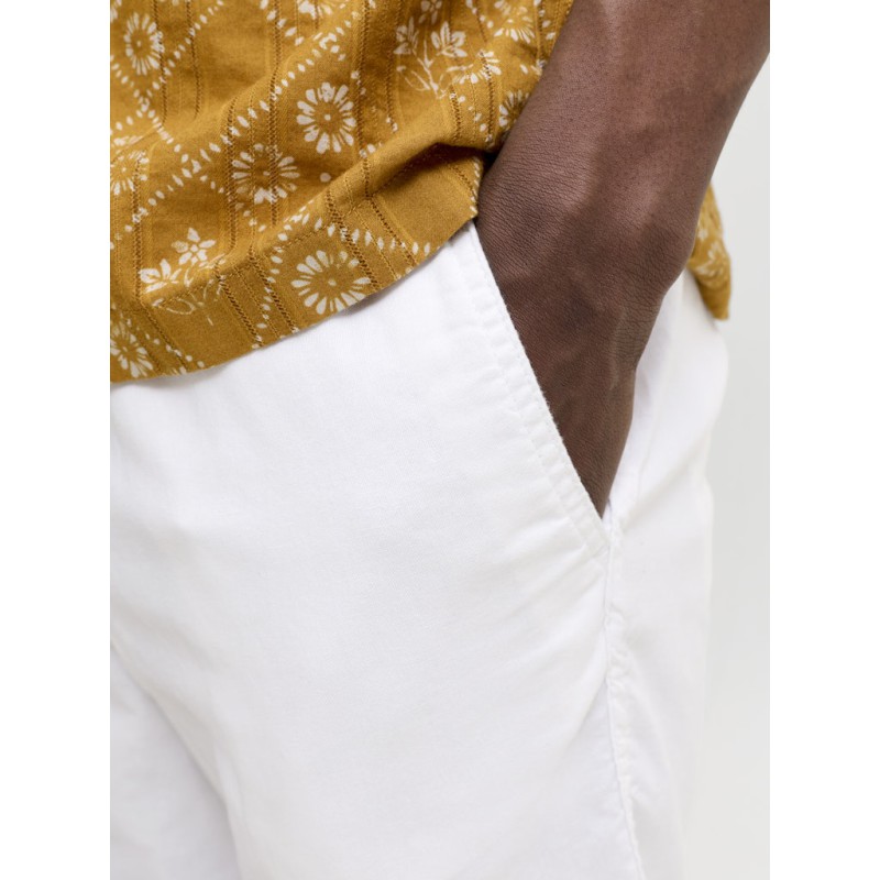 JACK & JONES Jaiden hybrid bondi jog hør shorts - White