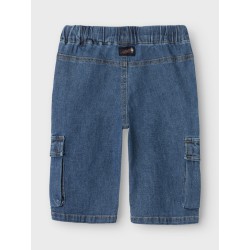 NAME IT Mini Ben Jogger Denim Knickers - Dark Blue Denim