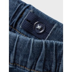 NAME IT Mini Ben Jogger Denim Knickers - Dark Blue Denim
