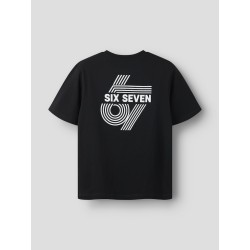 NAME IT KIDS Ridoj kortærmet t-shirt - Black